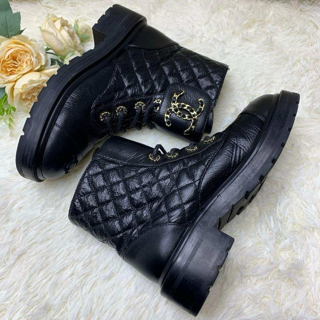 CHANEL シャネル ショートブーツ