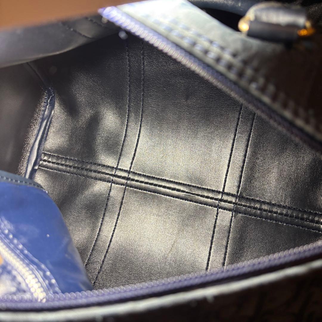 クリスチャンディオール ボストンバッグ ミニボストン トロッター 黒