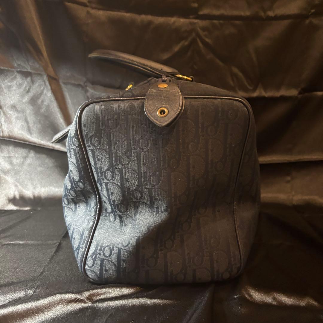 クリスチャンディオール ボストンバッグ ミニボストン トロッター 黒