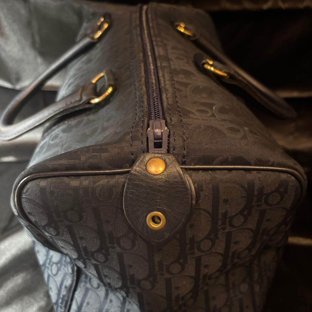 クリスチャンディオール ボストンバッグ ミニボストン トロッター 黒