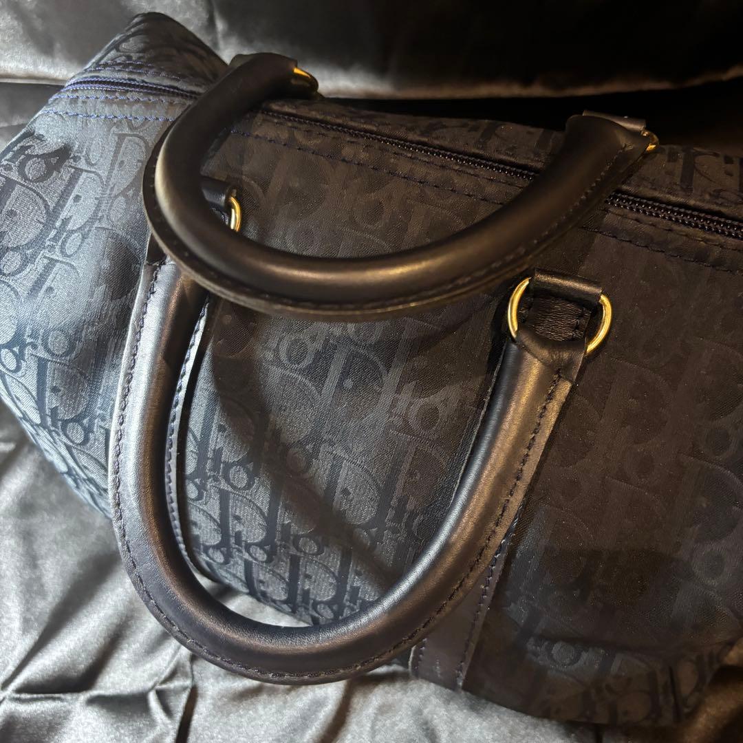 クリスチャンディオール ボストンバッグ ミニボストン トロッター 黒