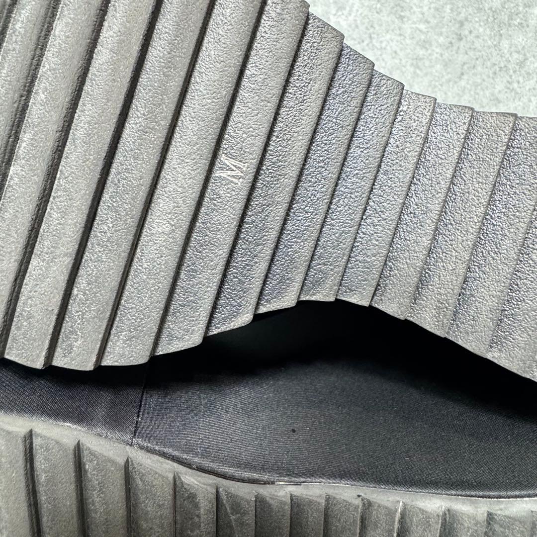 靴 YELLO TOKYO BLACK PLATFORM SHORT BOOTS M