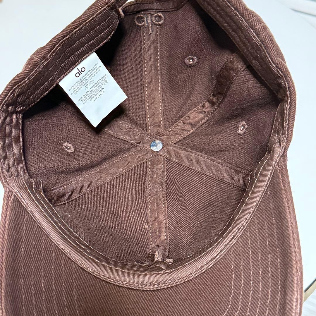 alo ウォッシュド Off-Duty キャップ みゆうちゃん愛用