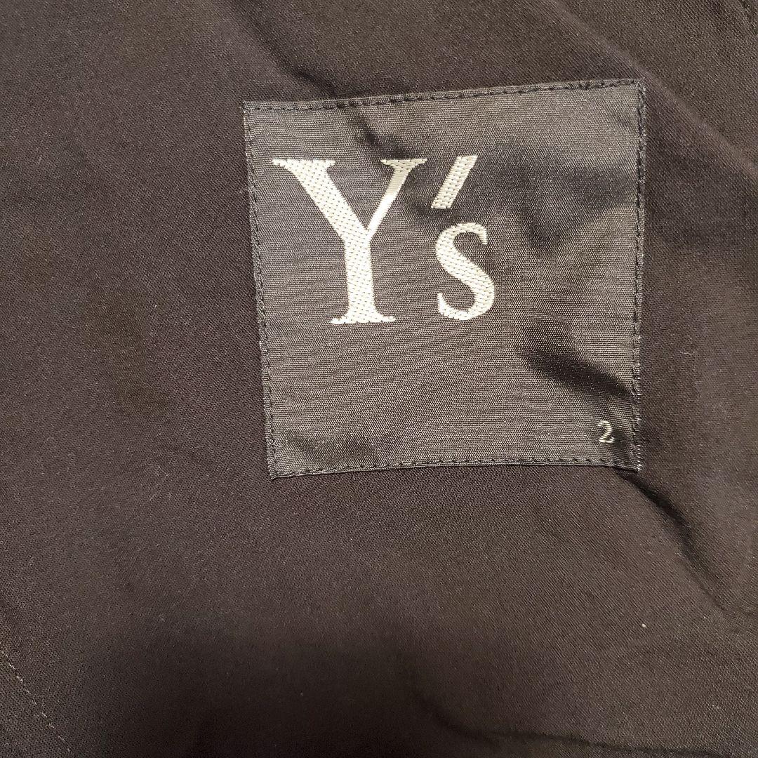 Y's　フーデッドジャケット　サイズ2 ブラック　レーヨン混　ヨウジヤマモト