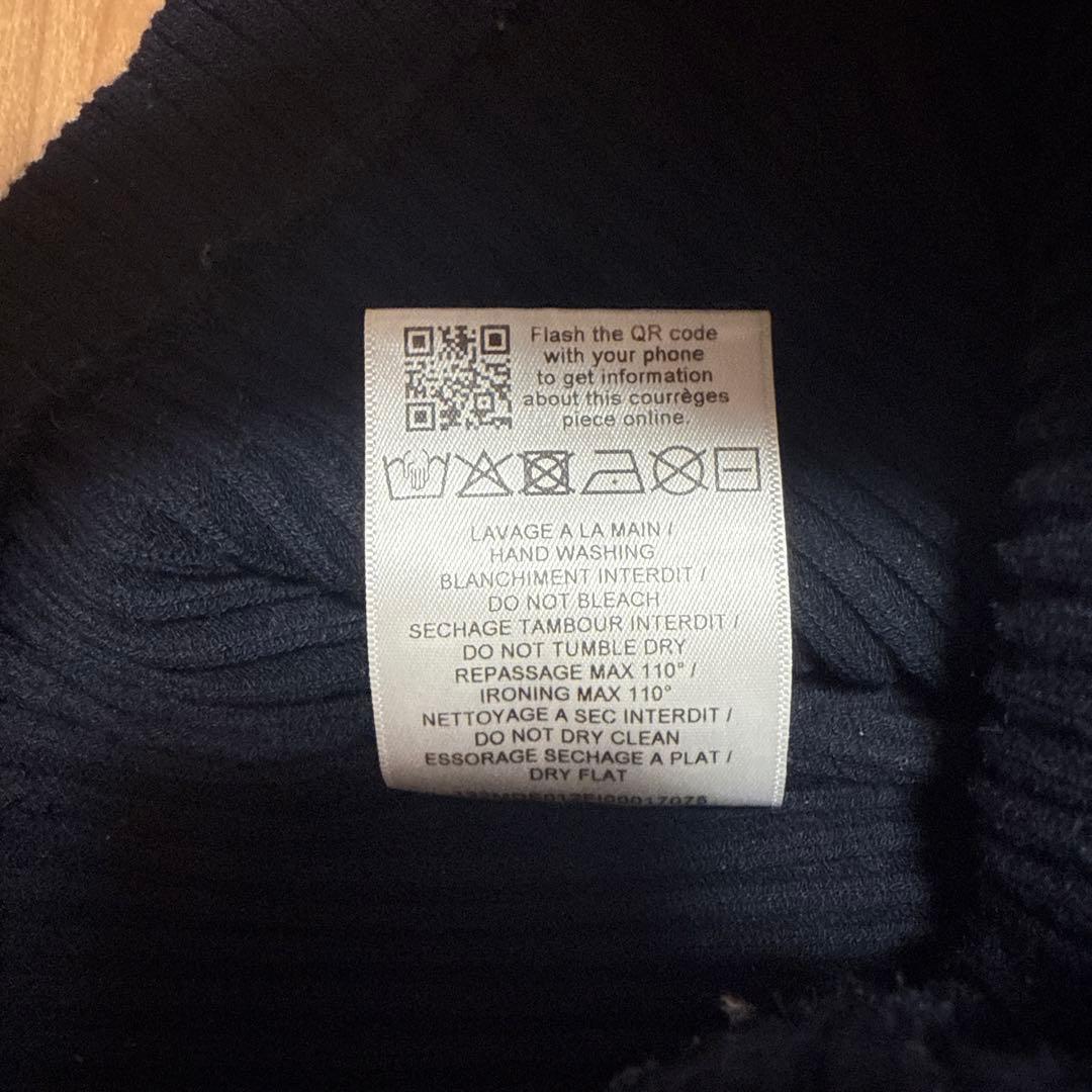 courrèges ネイビー キャミソール