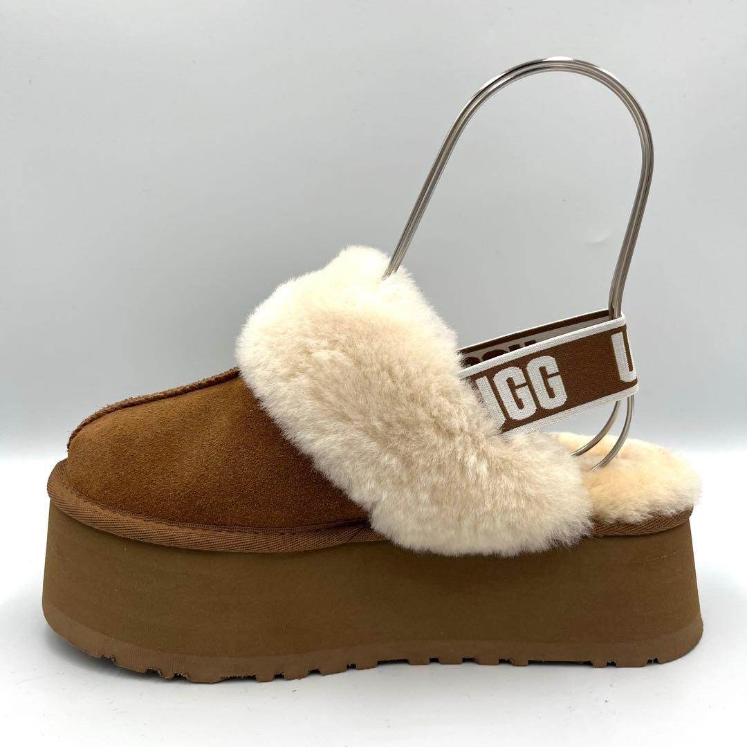 美品　UGG Funkette アグ　ファンケット チェスナット