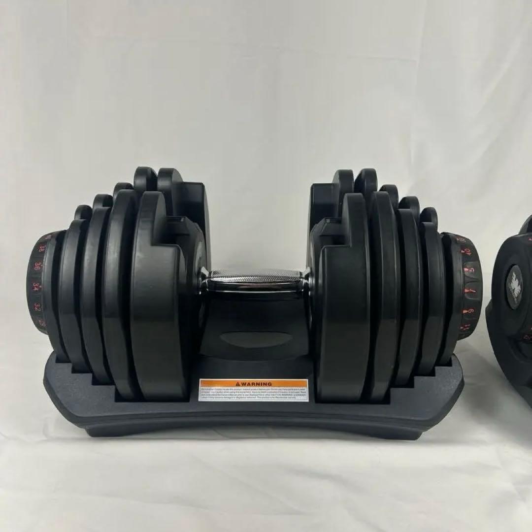 ①BARWING調整可能ダンベル 5kg-40kg1/2(送料込み)