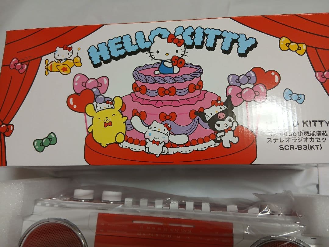 ハロー　キティ　Bluetooth　ラジカセ　SCR-B3(KT)　未使用品