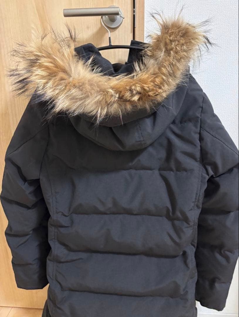 DANTON ブラック 38 ロング ダウンジャケット