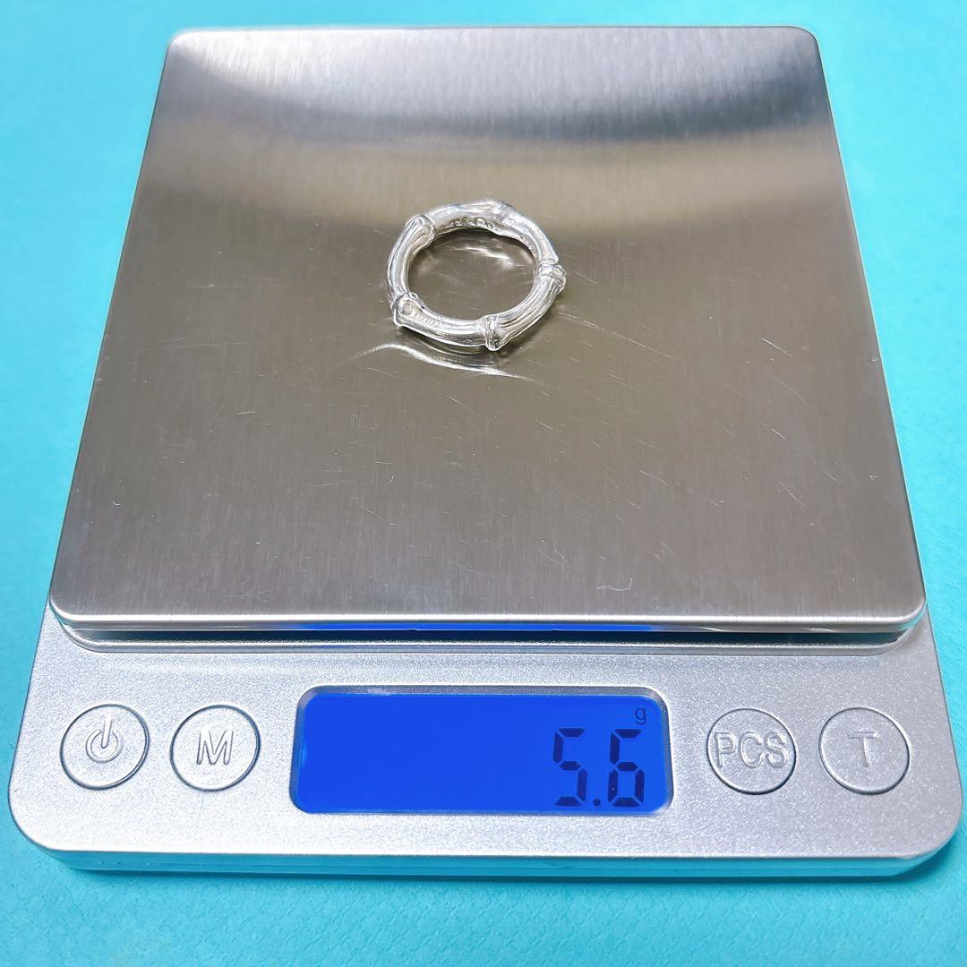 【美品11号 Tiffany ティファニー バンブー リング シルバー925