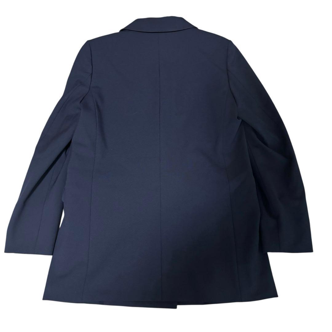 【mai】PLST セットアップ　ネイビー　パンツスーツ　ダブル　銀ボタン