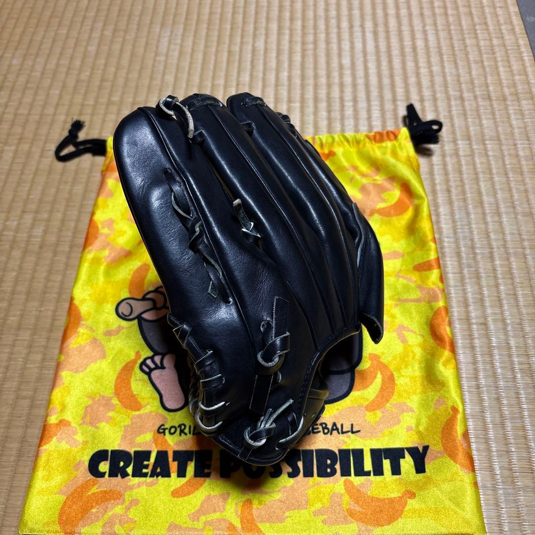 ごりら印の野球道具　投手用OBK 硬式グローブ