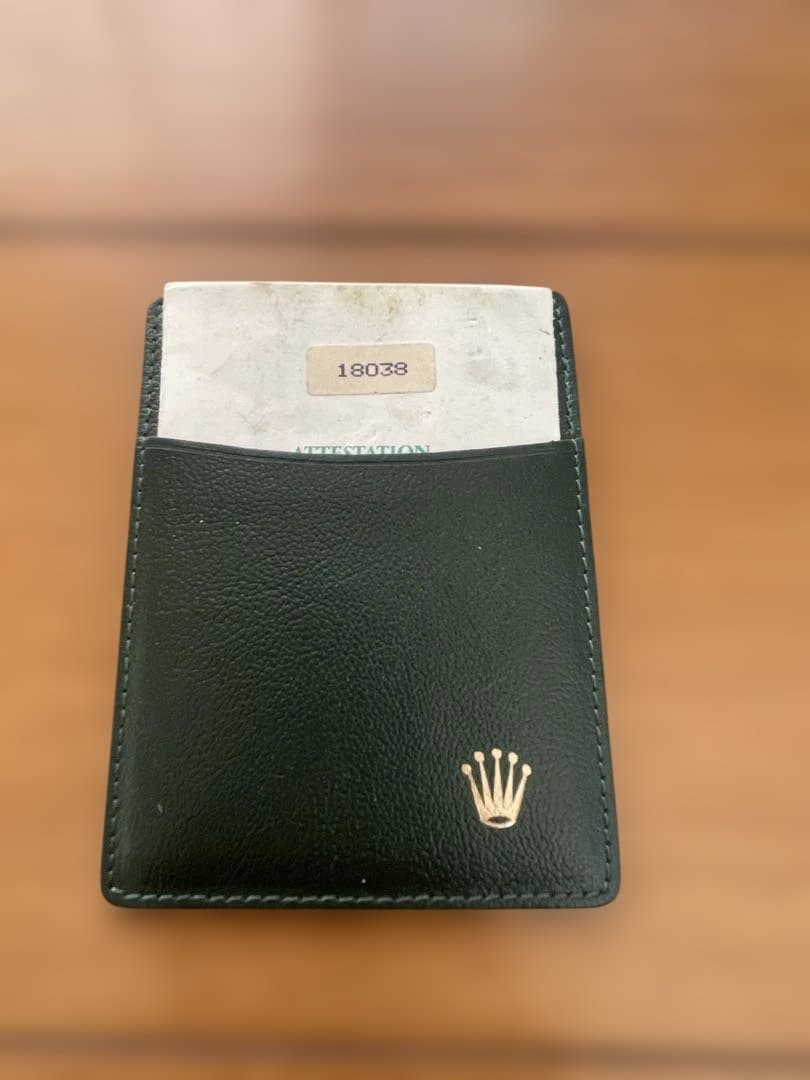 ROLEX国際保証書