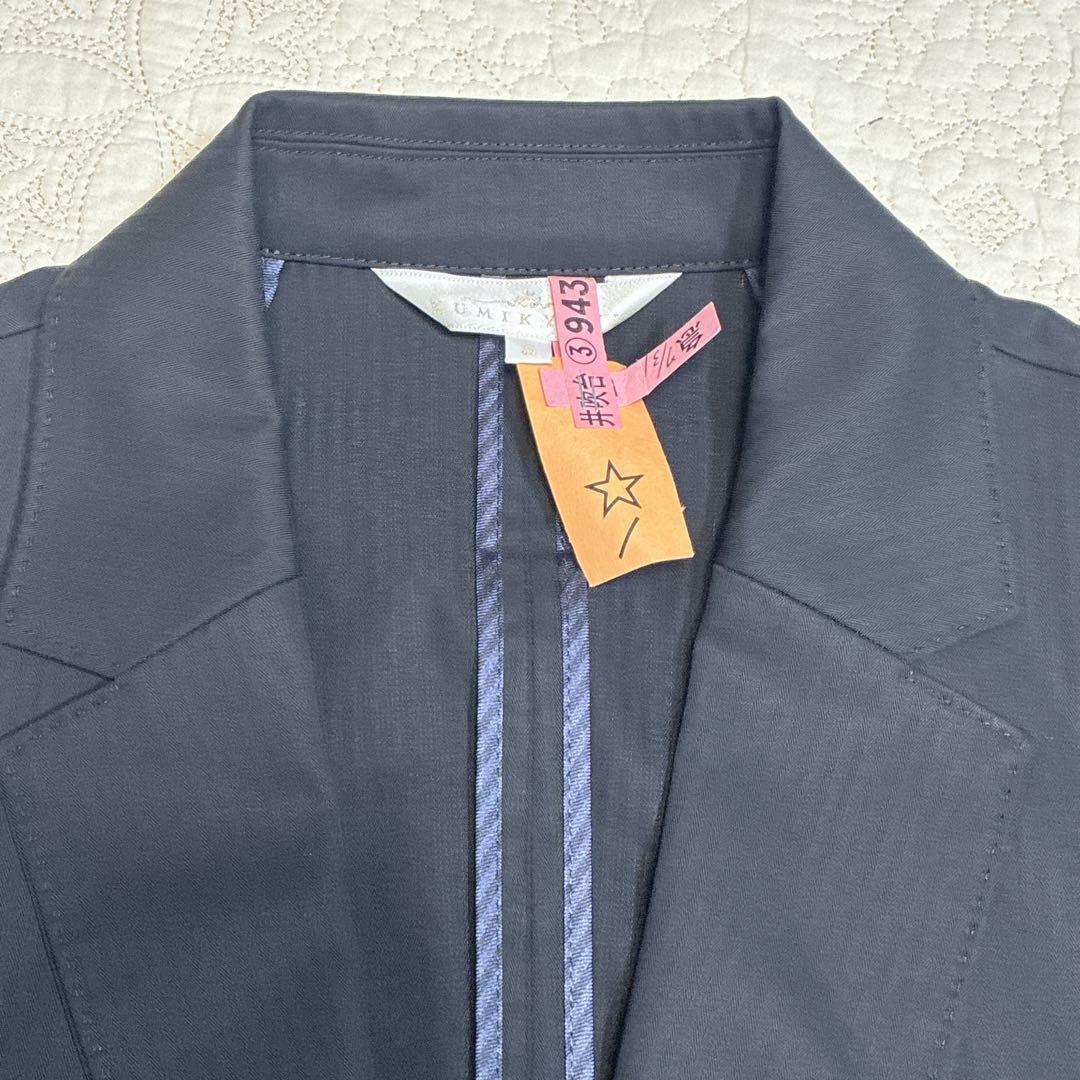 【極美品】組曲 KUMIKYOKU セットアップ パンツスーツ 黒 ストライプ