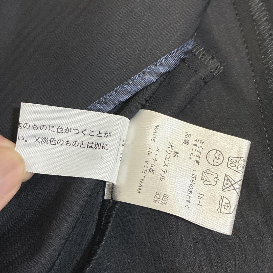 【極美品】組曲 KUMIKYOKU セットアップ パンツスーツ 黒 ストライプ