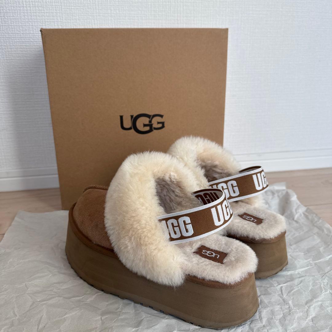 UGG FUNKETTE サンダル 24cm ブラウン