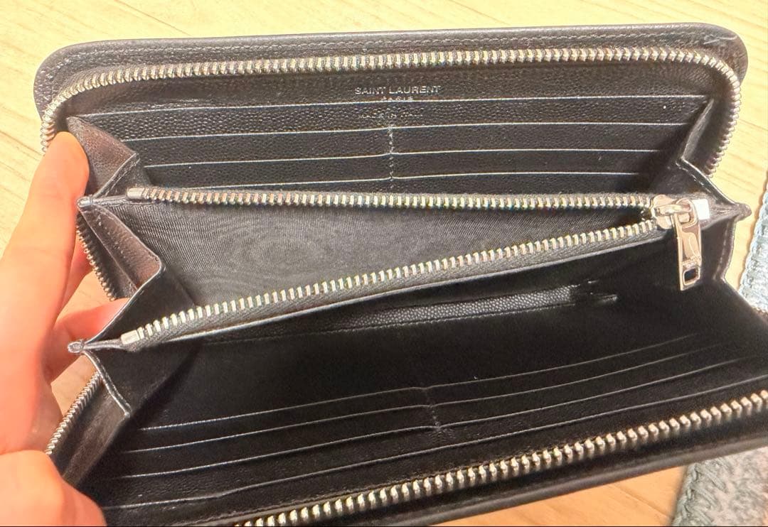 【HN】サンローラン　長財布　ブラック