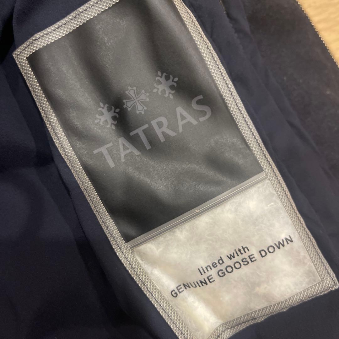 極美品☆ タトラス　TATRAS ネイビー ウール　01 ダウン　ベスト