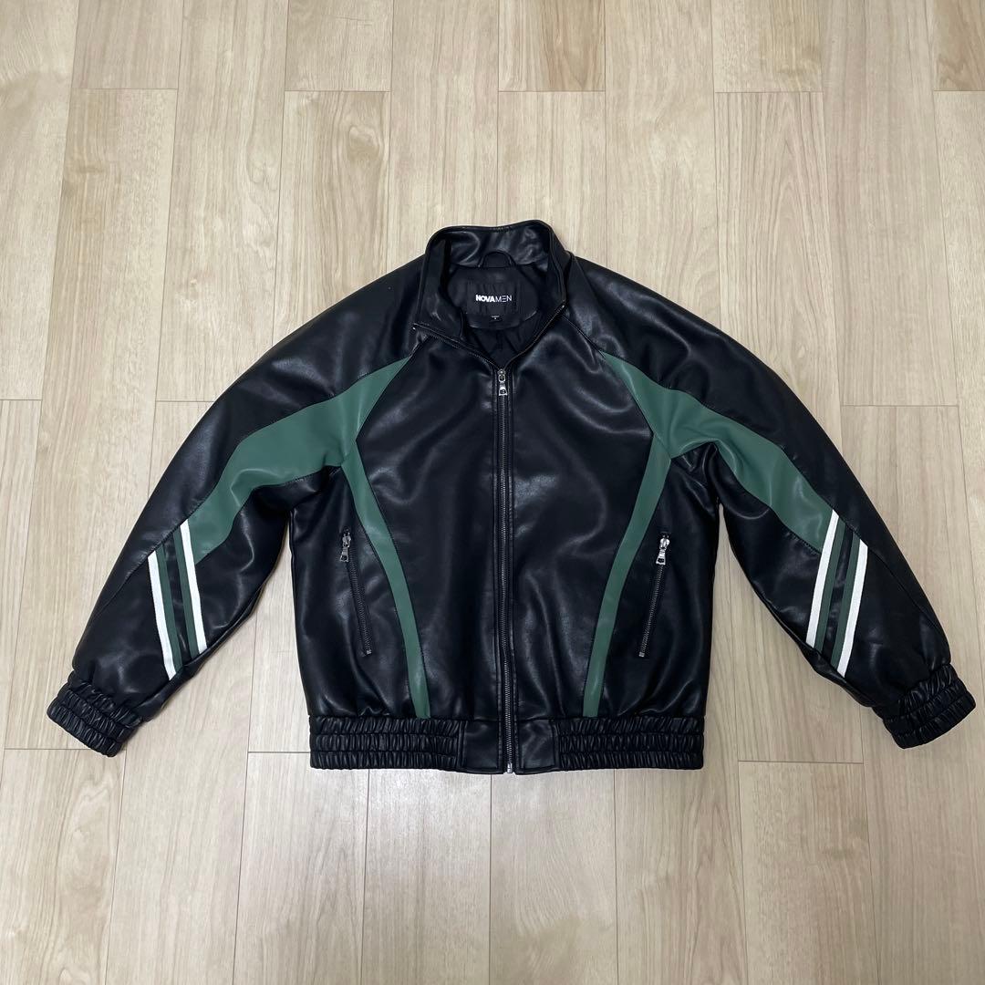 芋*機様 メンズ　レザージャケット　supreme martine rose b