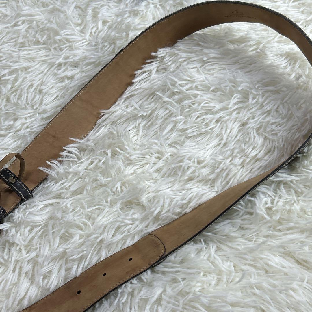 GUCCI GGスプリームキャンバスベルト 85/34