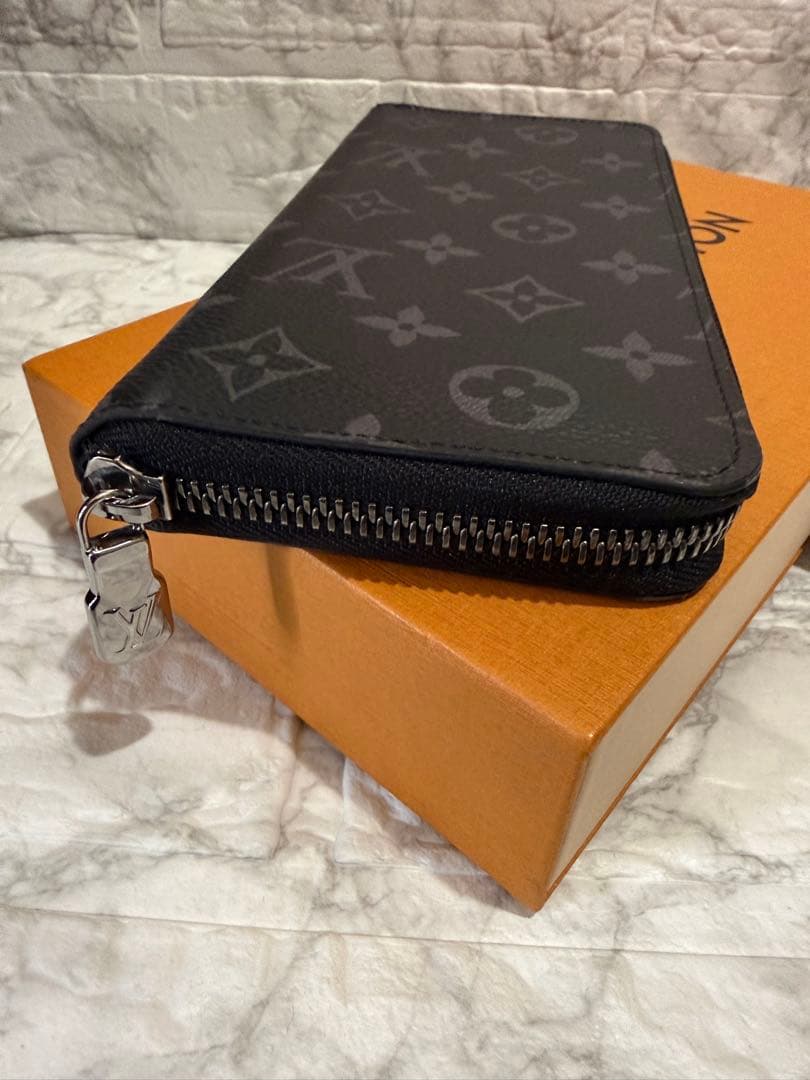 【美品】　ルイヴィトン モノグラム　エクリプス ジッピー　ヴェルティカル