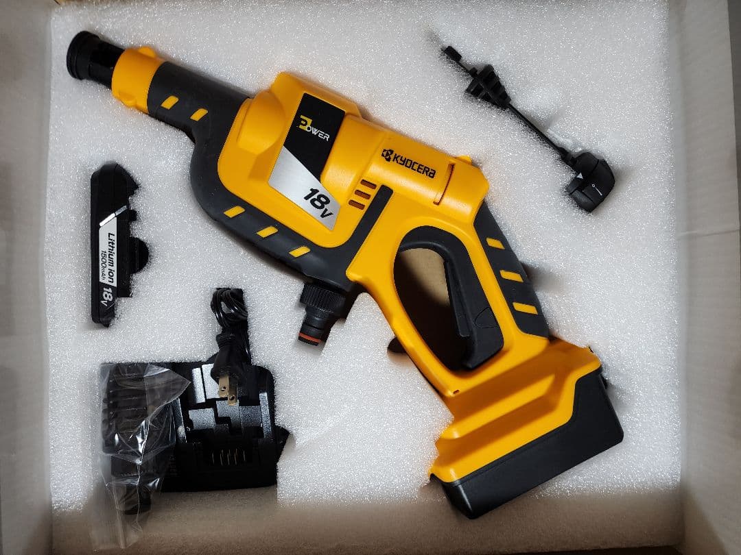 KYOCERA 充電式ポータブルウォッシャー BPW-1800L1