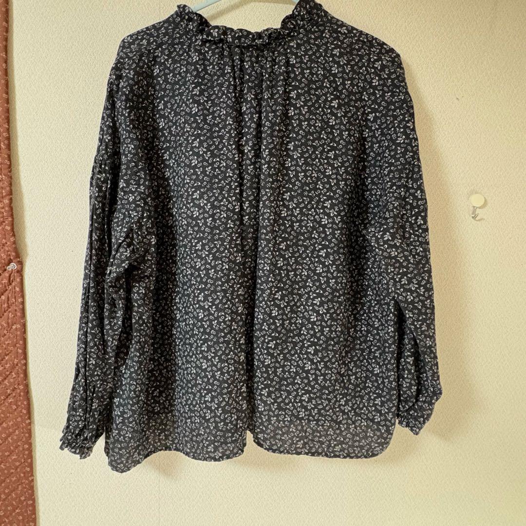 nest robe オールドフラワープリントブラウス