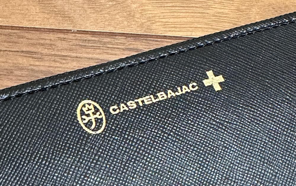 カステルバジャック ラウンド長財布　新品未使用　ブラック　￥16,500-