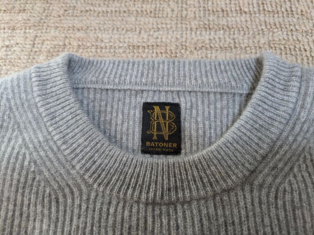 【未使用】BATONER ベビーカシミヤ100%　セーター