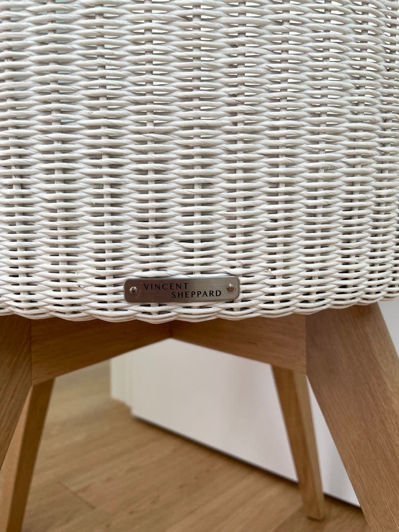 Vincent SheppardダイニングチェアAVRILホワイト レッグオーク