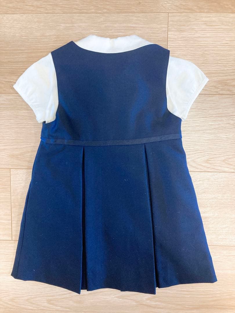 【ファミリア】アンサンブル90＋ブラウス90（お受験 フォーマル）