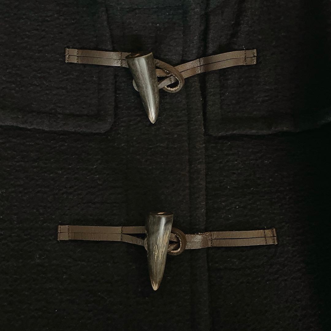 【マッキントッシュロンドン】ダッフルコート フード 38 M ネイビー 紺