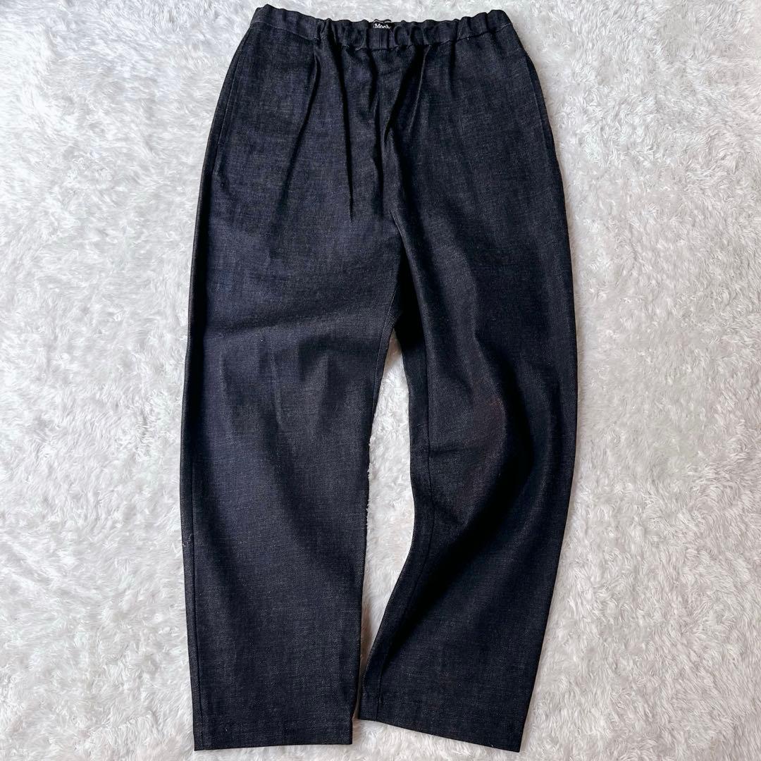 Mochi モチ denim tapered easy pants 岡山デニム
