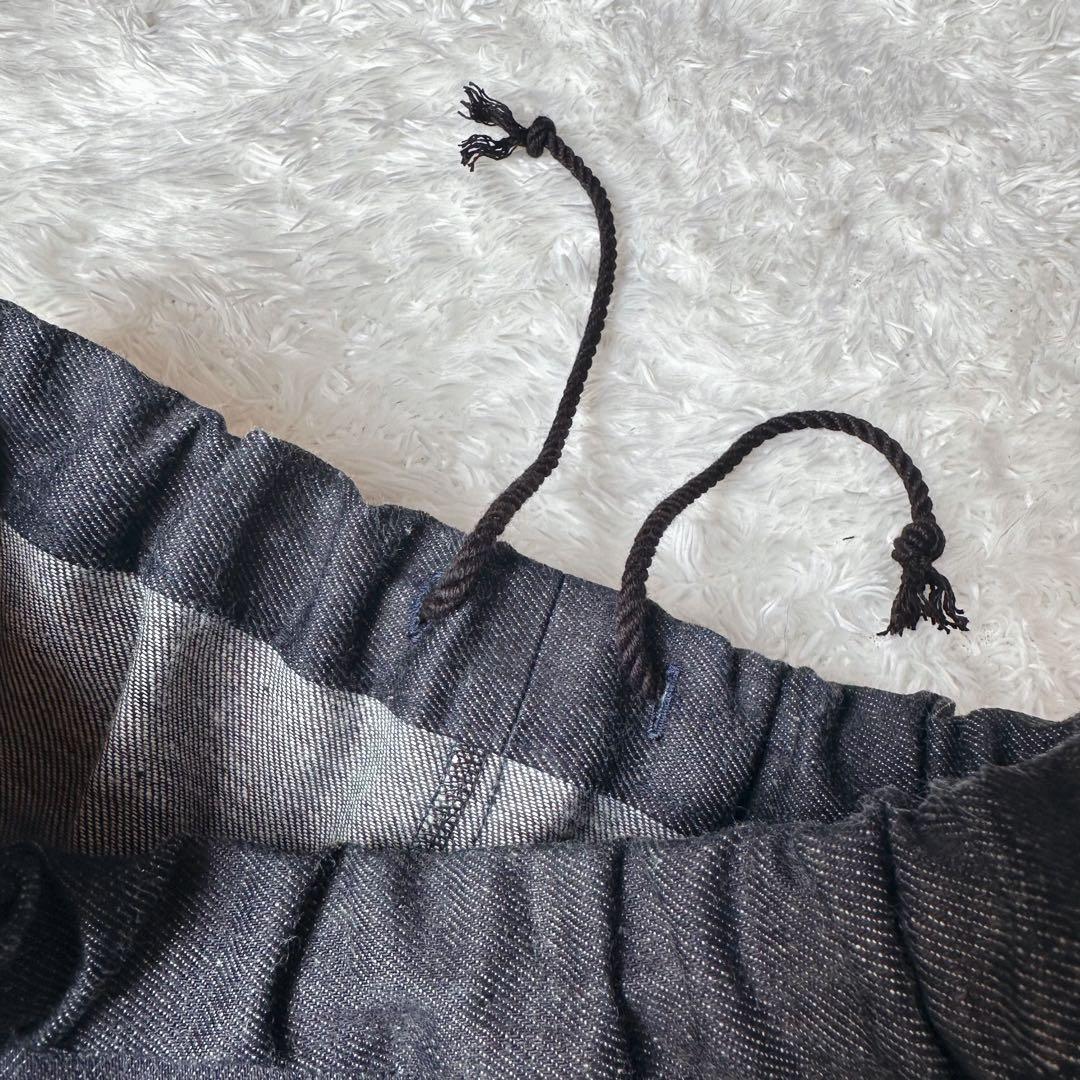 Mochi モチ denim tapered easy pants 岡山デニム