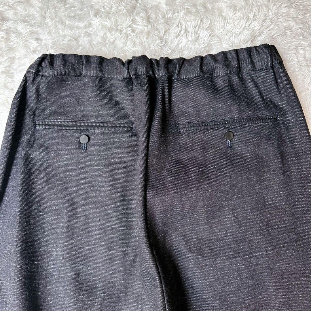 Mochi モチ denim tapered easy pants 岡山デニム
