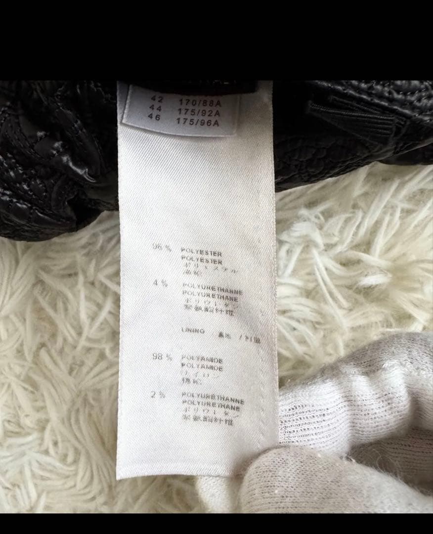 美品　ルイヴィトン　3way　ダウンジャケット　フラワーモチーフ　LV金具　黒