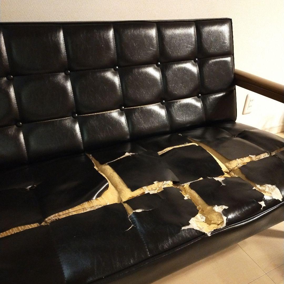 難あり　カリモク60　Kチェア　黒