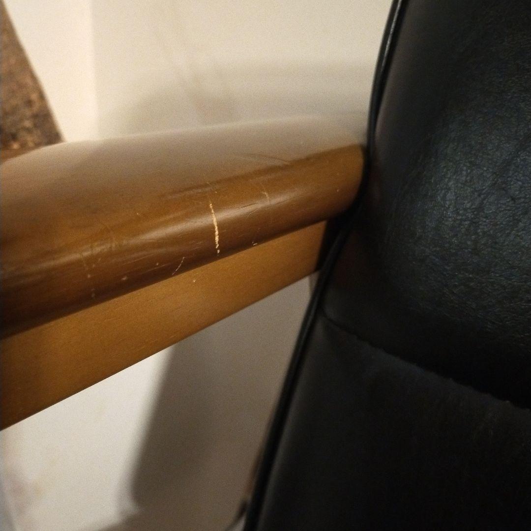 難あり　カリモク60　Kチェア　黒