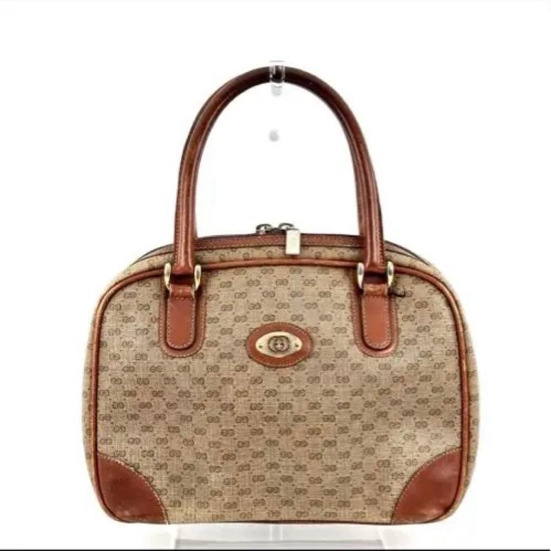 GUCCI ハンドバッグ　マイクロGG PVC