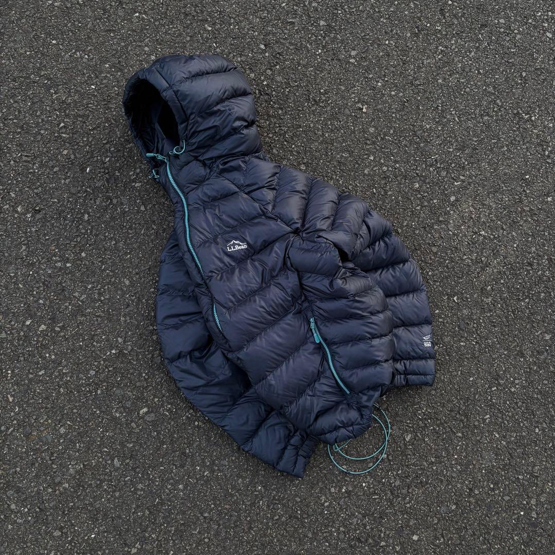 【^_−☆！】L.L.Bean ダウンジャケット　ダークネイビー　美品