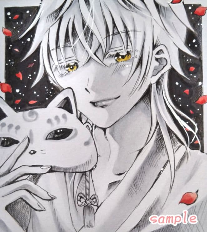 とももん/手描きイラスト2点