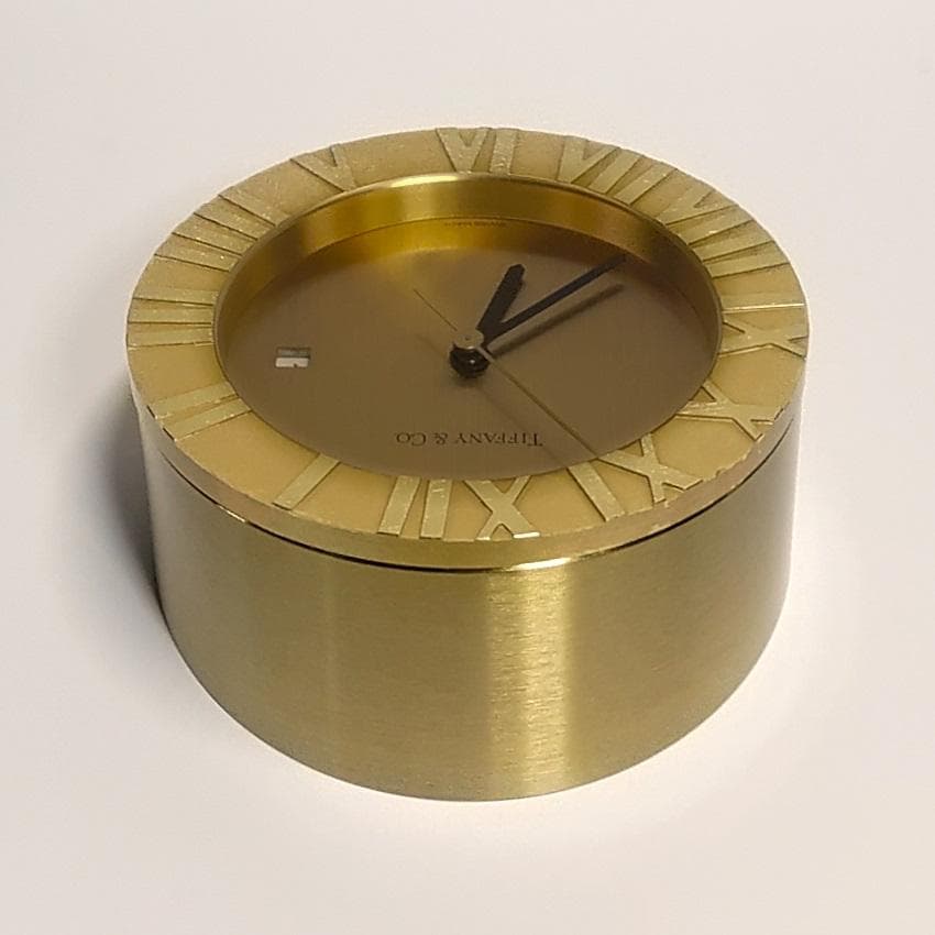 【ジャンク】ティファニー TIFFANY アトラス クロック 置き時計