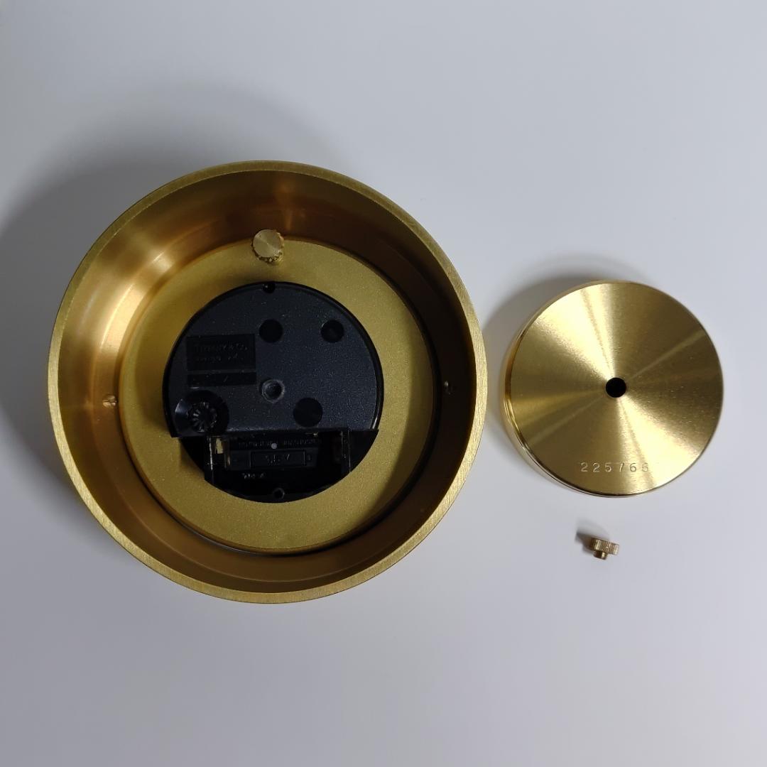 【ジャンク】ティファニー TIFFANY アトラス クロック 置き時計