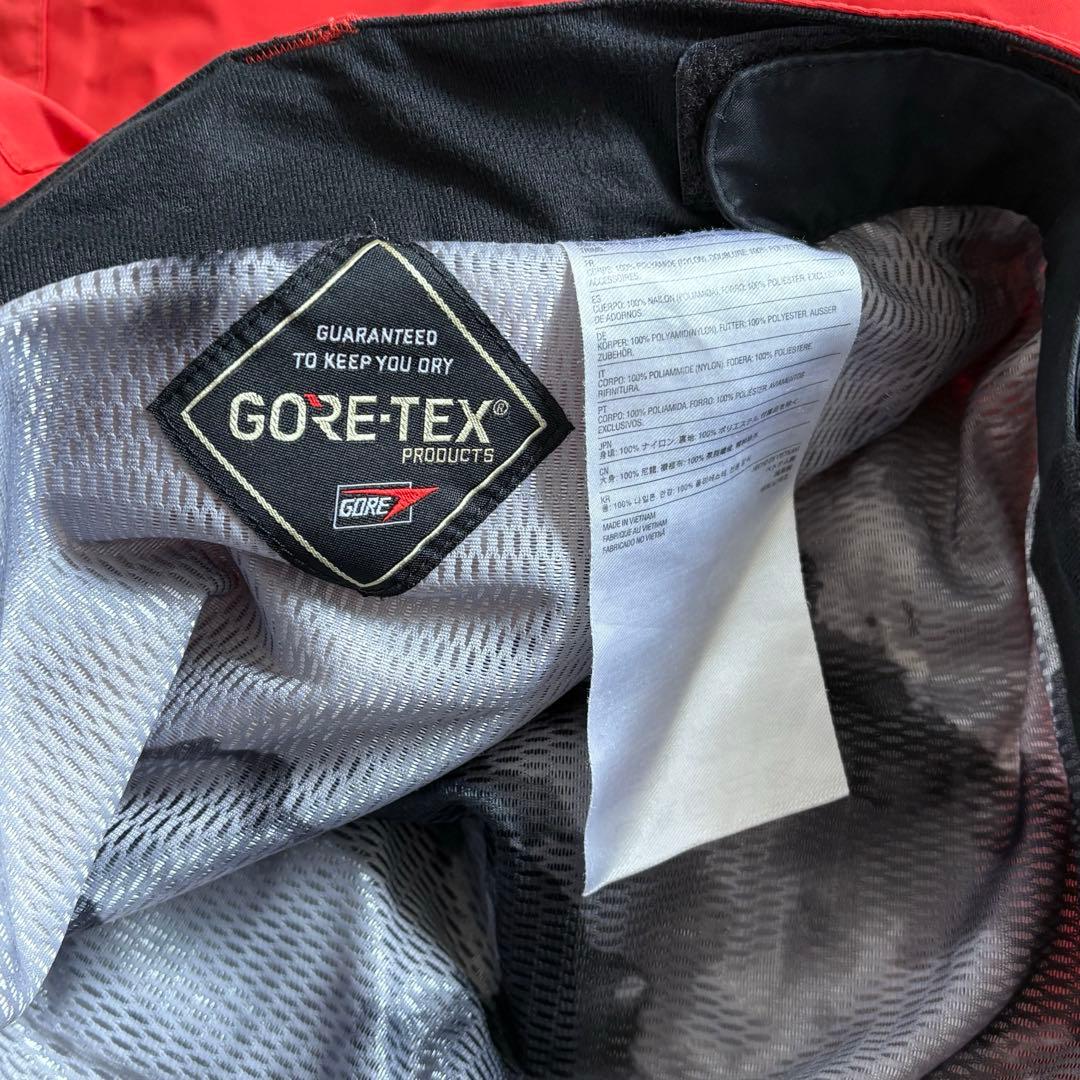 【VOLCOM】GORE-TEX スノーボードパンツ レッド メンズL 防水防風