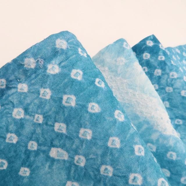 新品 有松鳴海絞り 夏着物 綿 仕付け糸付 トールサイズ 高級浴衣 6415