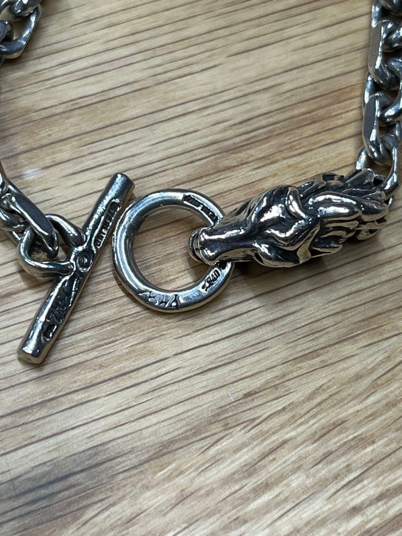 BWL ビルウォールレザー　ホースヘッド シルバーブレスレット　シルバー925