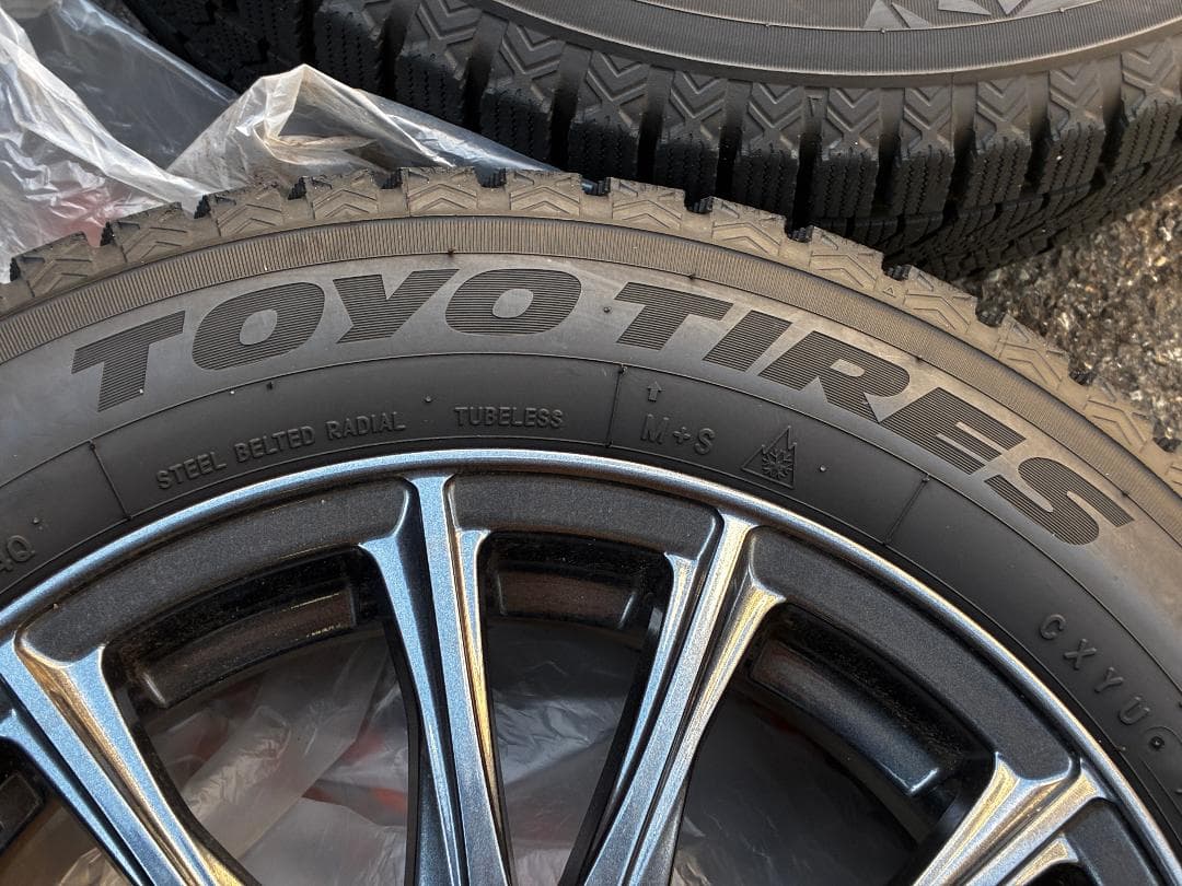 【送料込】175/65R15 スタッドレス4本セット＋アルミ WAREN