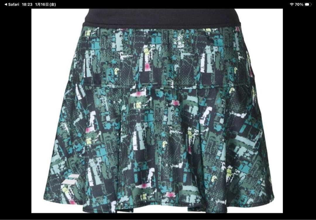 バボラ ウェア テニス シャツ スコート 2点セット Lサイズ