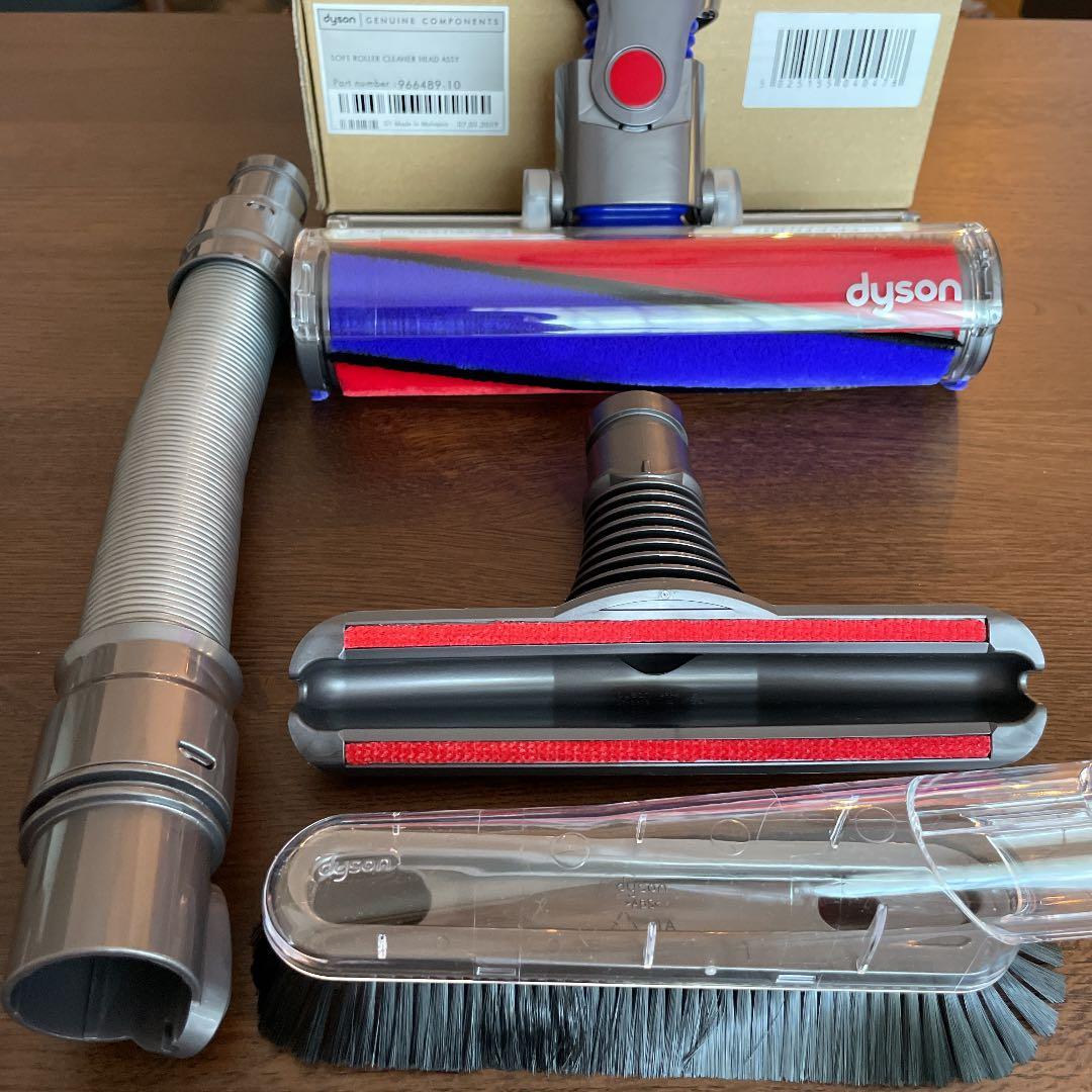 dyson V6 ソフトローラークリーナーヘッド　布団ツール、延長、ソフトブラシ