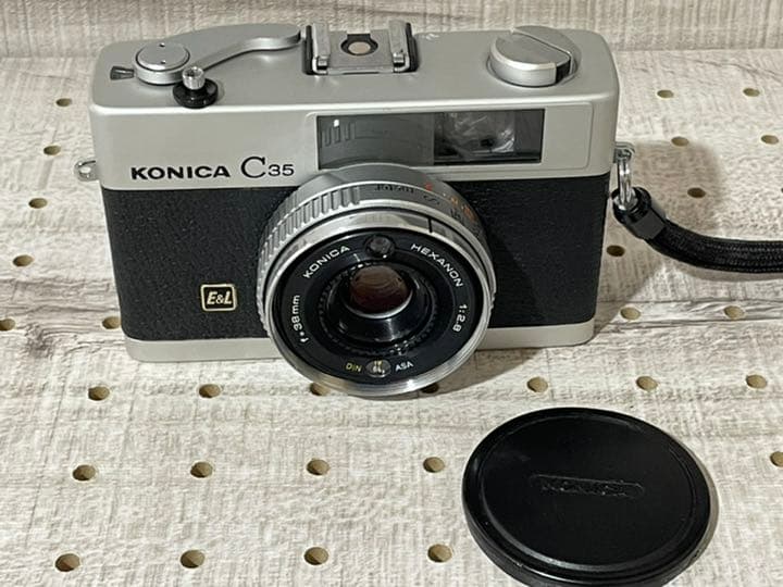 Konica C35 E&L 小型フィルムカメラ　露出計他完動